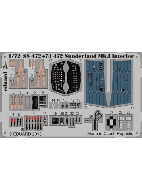 Eduard - Sunderland Mk.I interior S.A. f. Italeri 