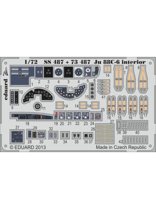 Eduard - JU 88C-6 interior S.A. for Revell 