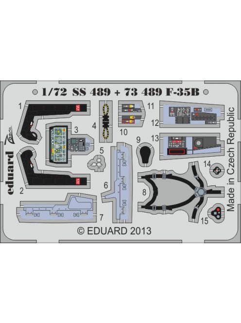 Eduard - F-35B interior for Fujimi 