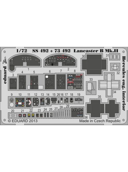 Eduard - Lancaster B Mk.II interior S.A. f.Airfix 