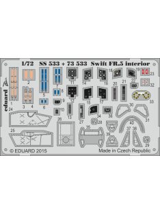 Eduard - Swift FR.5 interior for Airfix 