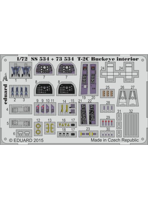 Eduard - T-2C Buckeye interior for Wolfpack 