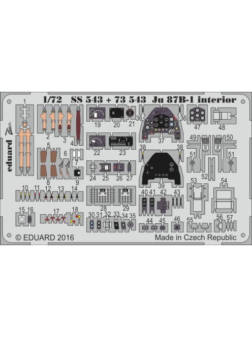 Eduard - Ju 87B-1 interior for Airfix 