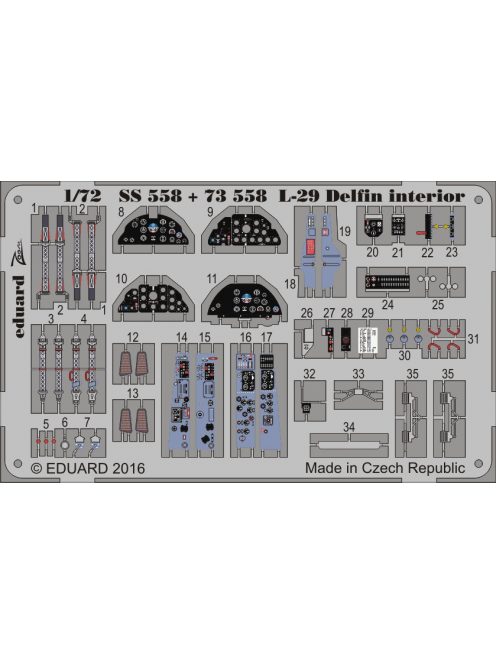 Eduard - L-29 Delfin interior for AMK 