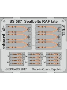 Eduard - Seatbelts RAF late STEEL 