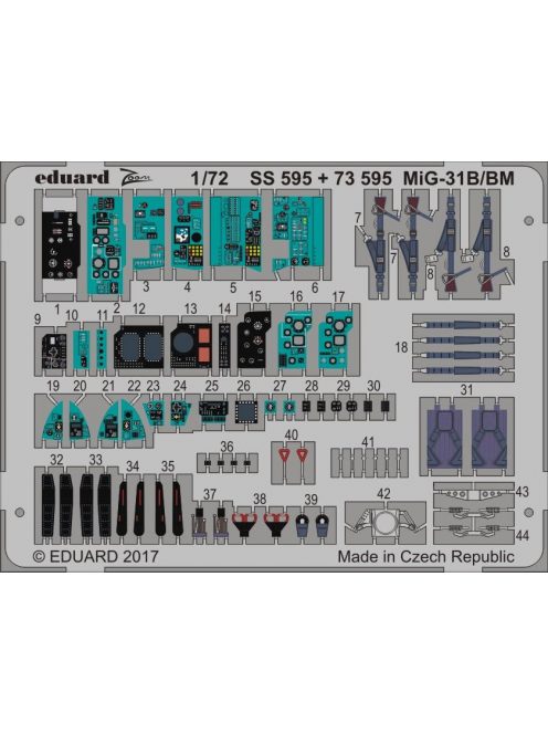Eduard - MiG-31B/BM for Trumpeter 