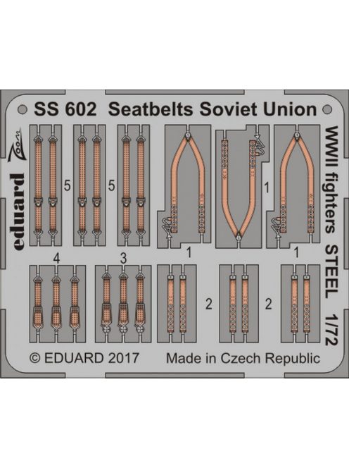 Eduard - Seatbelts Soviet Union WW2 fighters STEE 