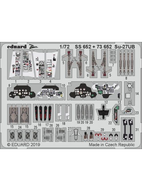 Eduard - Su-27UB for Zvezda 