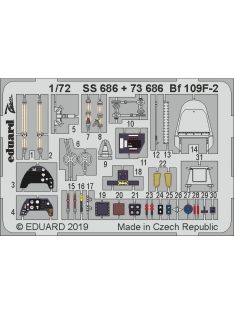 Eduard - Bf 109F-2 for Revell 