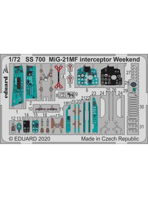 Eduard - MiG-21MF interceptor Weekend for Eduard