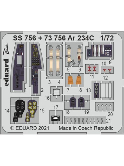 Eduard - Ar 234C, For Hobby 2000 / Dragon