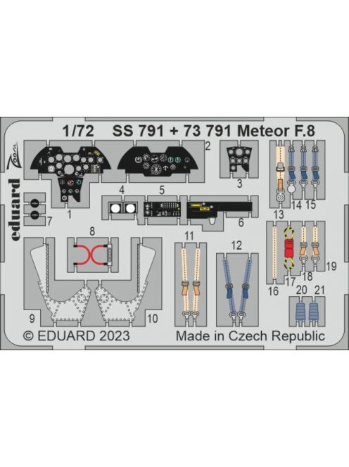 Eduard - Meteor F.8 1/72 for AIRFIX