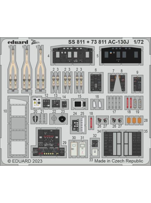 Eduard - AC-130J 1/72 ZVEZDA