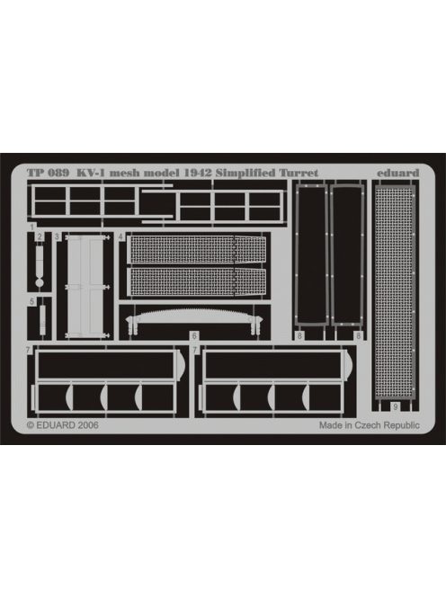 Eduard - KV-1 mesh Simplified turret for Trumpeter