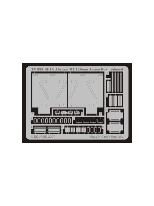 Eduard - M-1A Abrams M7 120mm Ammo. Box 