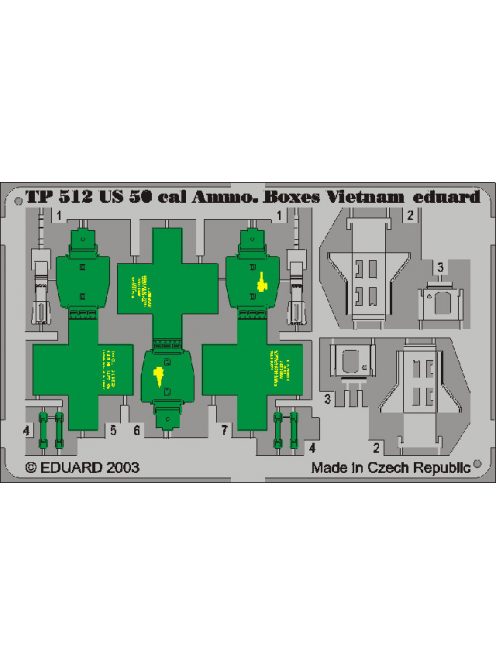 Eduard - US 50 cal. Ammo. Boxes Vietnam 