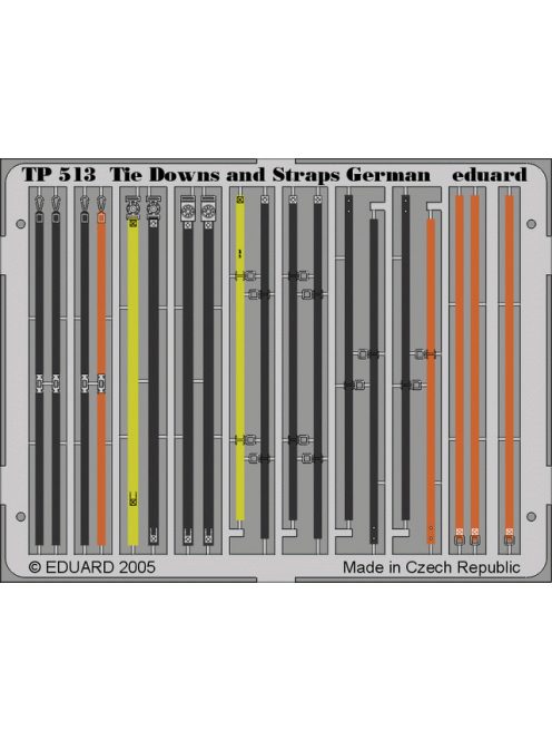 Eduard - Tie Downs and Straps German 