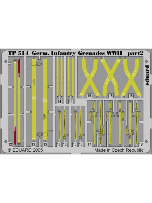 Eduard - German Infantry Grenades WWII 