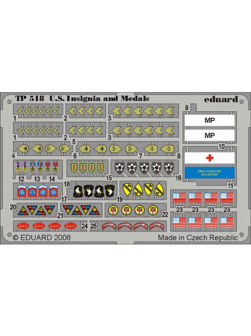 Eduard - US insignia and medals WWII 