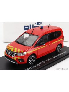   Eligor - Renault Kangoo Combispace Vehicule De Liaisons Sapeurs Pompiers 2021 Red Yellow