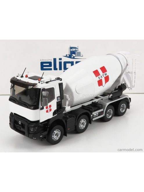 Eligor - Renault C430 Satm Truck Tanker Cement Mix Betoniera 2021 White Red