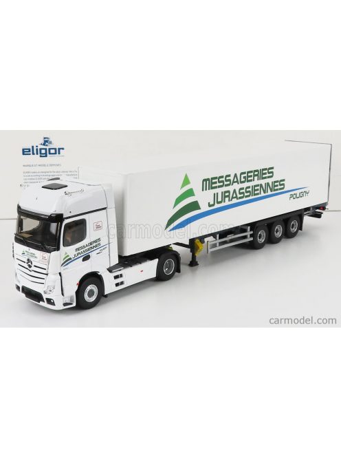 Eligor - Mercedes Benz Actros 5 1851 Truck Messageries Transports 2018 White