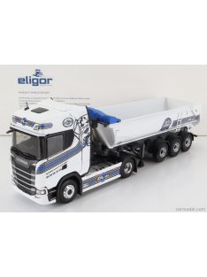   Eligor - Scania S500 Truck Cassone Ribaltabile Atil Sas Transports 2018 White