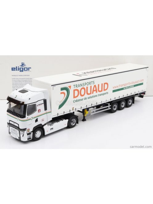 Eligor - Renault T-Line High Truck Telonato Douaud Transports 2021 White Green Orange