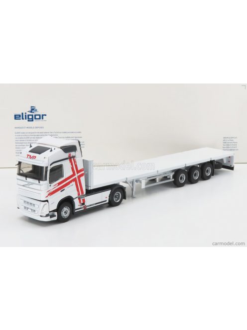 Eligor - Volvo Fh4 500 Truck Pianale 2020 White Red