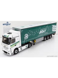   Eligor - Mercedes Benz Actros 5 Truck Telonato Bray Transports 2020 White Green