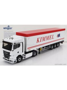   Eligor - Man Tgx 18.470 Truck Cassonato Kimmel Transports 2020 White Red