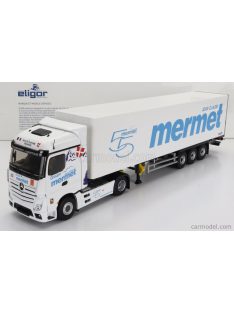   Eligor - Mercedes Benz Actros 5 Truck Cassonato Mermet Transports 2020 White