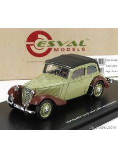   Esval Model - Adler Trumpf Junior 2-Door Open Roof 1934 Beige Brown