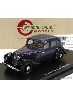   Esval Model - Adler Trumpf Junior 4-Door Berline 1934 Purple Black