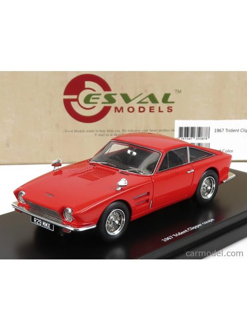 Esval Model - Trident Clipper Coupe 1967 Red