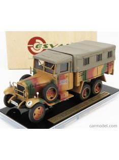   Esval Model - Mercedes Benz G3A Sd.Kfz. 70 Wehrmacht Truck Closed - German Army Wwii - 1935 Military Kaki Camuflage