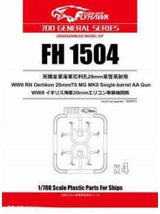 Flyhawk - RN Oerlikon 20mm 70mg MKII Single-Barrel AA Gun