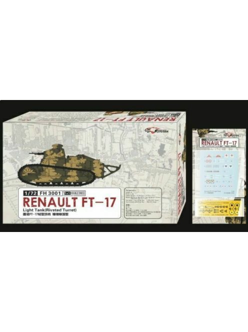 Flyhawk - Renault Ft-17 Light Tank Riveted Turret