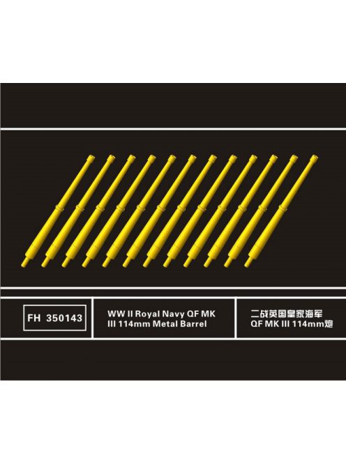 Flyhawk - WWII Royal Navy QF MK III 114mm Metal Barrel