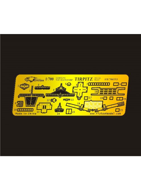 Flyhawk - Germany Navy Tirpitz Metal Mast