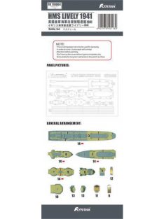 Flyhawk - HMS Lively 1941 Deck Paint Masks