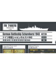 Flyhawk - German Battlecruiser Scharnhorst 1943 PE Sheets