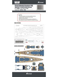 Flyhawk - Scharnhorst 1940 Wooden Deck (Flyhawk FH1147)