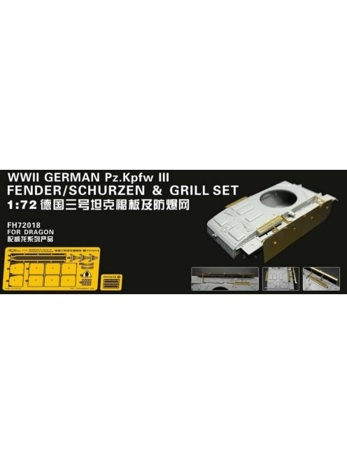 Flyhawk - Panzer III Fender Schurzen Grill Set