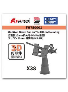 Flyhawk - Oerlikon 20mm Gun on MK.IIA Mounting (3D Print)