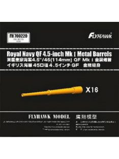 Flyhawk - Royal Navy Qf 4.5 Inch Mk.I Metal Barrels