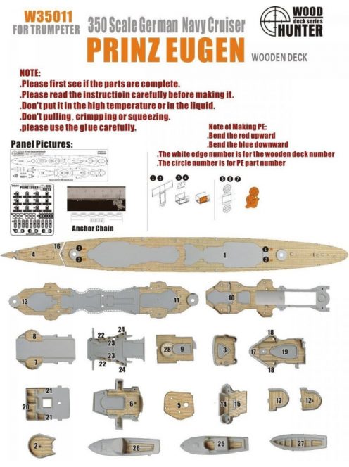 Flyhawk - WWII German Heavy Cruiser Prinz Eugen