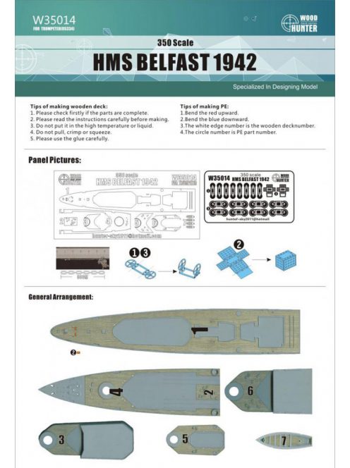 Flyhawk - HMS Belfast 1942 Wood Deck