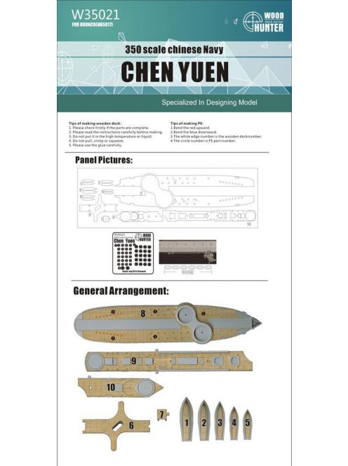 Flyhawk - Chinese Navy Chen Yuen Wood Deck