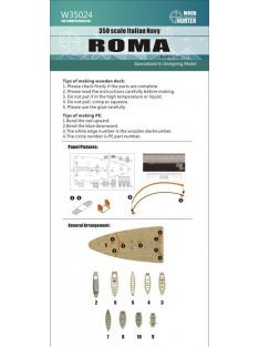 Flyhawk - Italian Navy Roma Battleship Wood Deck